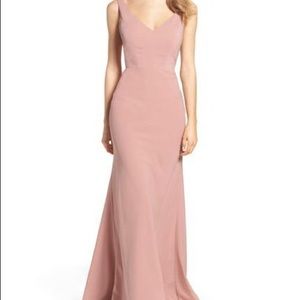 Jenny Yoo Delaney Dress in Whipped Apricot (Blush)